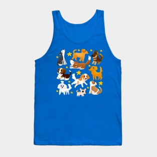 Dog With stars pattern Tank Top